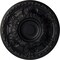 Ekena Millwork Granada Ceiling Medallion (Fits Canopies up to 7 1/8"), Hand-Painted Steel Gray, 23 1/2"OD x 2 3/4"P CM24GASGS - alternate 1